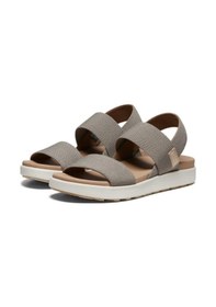 Resim Keen Elle Backstrap Kadın Sandalet - Taupe Kahverengi 
