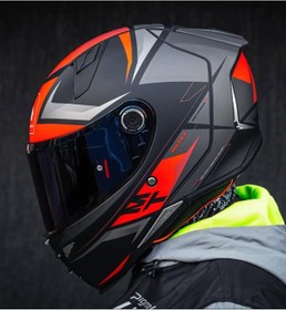 Resim MT Helmets revenge2 s hatax b5 kask (şeffaf vizörlü) 