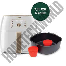 Resim Philips Rapid Air Teknolojisi/20 Airfryer XXL Smart Sense Fritöz 