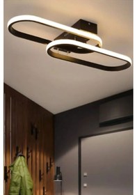 Resim Ömür Avize Solis Modern Ledli Ikili Avize Beyaz 