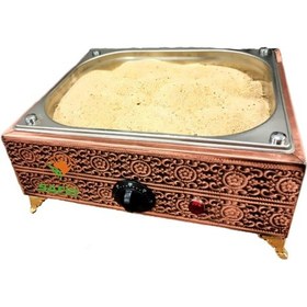 Resim Bakır Kumda Kahve Makinesi, Elektrikli Kumda Kahve Makinası 35x28 