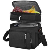 Resim Kadınlar Ve Erkekler İçin Yalıtımlı Öğle Yemeği Çantaları, Büyük Sızdırmaz Soğutucu Çanta Çok Renkli 