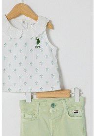 Resim U.s. Polo Assn Kız Bebek Beyaz Takım 5274-48241 Beyaz 