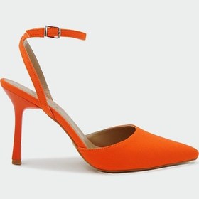 Resim Sirius Bilekten Bağlamalı Kadın Topuklu Ayakkabı Turuncu 
