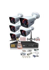 Resim IDS DS-2021HD-SET5-NOHDD 5 Kameralı 1080P Full HD 5 MP Sony Lensli Kamera Seti - 2021 