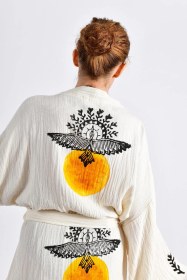 Resim Brandsmithshop Phoenix Rise Kimono Çok Renkli 