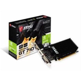 Resim AyrStore MSI GEFORCE GT710 2GD3H LP 2GB DDR3 64BIT 1XVGA 1XHDMI 1XDVI EKRAN KARTI 