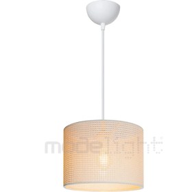 Resim Tekno Trust E27 Nora Sarkıt 22lik Beyaz Hasır Desen Salon-Oturma-Çocuk-Yemek-Yatak Odası--Antre-Mutfak 22 X 60 