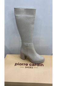 Resim Pierre Cardin Pc-52424 Krem Içi Kürklü Kadın Topuklu Çizme 