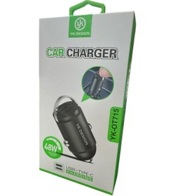Resim Yk Design Yk-ot715 Pd 48w Araç Gerçek Hızlı Şarj Başlığı 