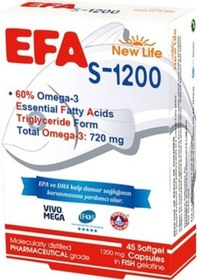 Resim Efa-S 1200 45 Kapsül Omega 3 