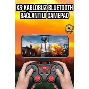 Resim Android Uyumlu Gamepad X3 Game Stick Oyun Kolu Bluetooth Bağlantılı 