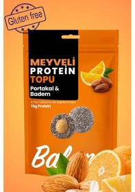 Resim Meyveli Portakallı & Bademli Protein Topları 110gr X3 Adet 