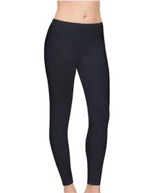 Resim Tutku Elit 2101 Modal Elastan Uzun Düz Bayan Tayt Siyah 