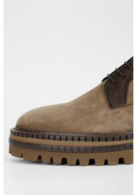 Resim Tamer Tanca Erkek Hakiki Deri Casual Ayakkabı 537 3248 Erk Ayk Sk23/24 Tutun Suet/ant Bej 