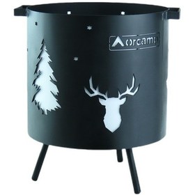 Resim Doğa Şöminesi - 34 Cm Siyah 