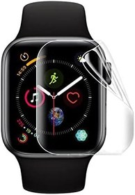 Resim Microcase Apple Watch Series 2-3 42 mm Diamond Serisi Parmak İzi Bırakmayan TPU Ekran Koruma Filmi - Şeffaf 