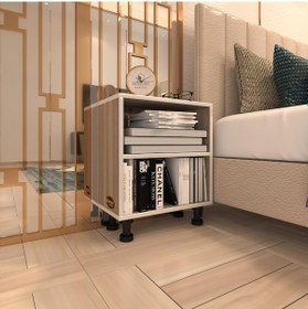 Resim Kenzlife Komodin Matti Crd 48 40 40 Ayarlı Ayaklı Komidin Kitaplık Cordoba 