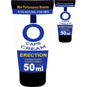 Resim O Caps Cream 50 ml 2 Adet Erkeklere Özel Hareketlendirici Sertlik Kremi 