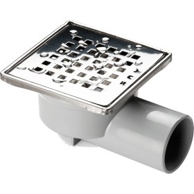 Resim Arçe Yer Süzgeci Yandan Çıkış Q50 10 x 10 cm 