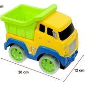 Resim Oyuncak Kamyon Sesli Işıklı Müzikli Pilli Çarp Dön Özellikli 
