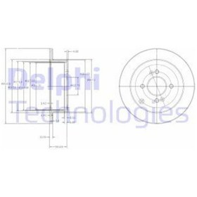 Resim DELPHI BG4097 Fren 584111C800 (WA148357) (Fiyat:2 Adet İçindir) 