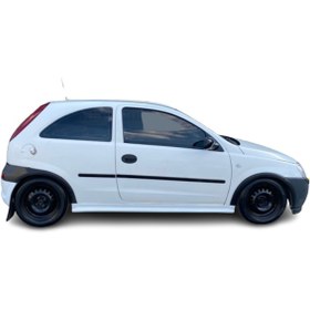 Resim Opel Corsa C 2001 - 2006 Opc Style Marşpiyel Seti Plastik 