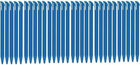 Resim 30 adet renkli plastik yedek dokunmatik ekran Stylus kalem, Nintendo New 3DS XL, New 3DS LL (mavi) ile uyumlu 