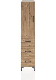 Resim Hyperion Dolap 2 Raflı 3 Çekmeceli Tek Askılı 44x44x221 Aytaş... Aytaşı 