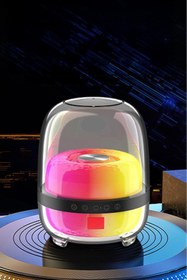 Resim Torima Bluetooth Hoparlör Kablosuz Taşınabilir Rgb Işıklı TWS Speaker BTS-1843 Siyah 