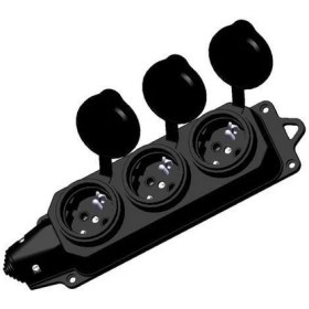 Resim Hırdavat Evreni 3 Lü Monofaze Kauçuk Grup Priz 