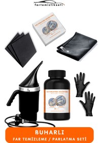 Resim Atlantis Makine Kimya Temizlik Premium Kraft I Buharlı Araba Far Temizleme Ve Parlatma Seti - 250 Gr Solüsyonlu 