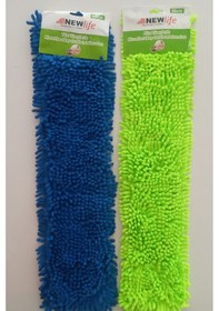 Resim Newlife 2 Adet Nemli Ve Kuru Makarna Mop Ucu Mikrofiber Paspas Yedeği 60 Cm 