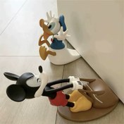 Resim Disney Figürleri, Mickey Mouse, Woody ve Donald Duck PVC Kapı Durdurucu Dekorasyonlar - Yaratıcı Çarpışma Koruma Kapı Durdurucular, Dayanıklı Dış Mekan Dekoru için Uygun, Oturma Odası, Mutfak, Yatak Odası İçin Mickey Mouse Koleksiyon Figürleri, Mükemmel Ev Dekor Hediyesi 