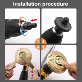 Resim Depolife Matkap İçin Disk Bağlama Adaptörü Anahtarlı Disk Bağlama Montaj Vidası Daire Disk Somunlu Aparat 