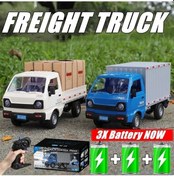 Resim Yezan01 Uzaktan Kumanda Rc Araba Simülasyon Drift Tırmanma Kamyon Led Işık Kargo Yük Model A Beyaz 3b Box Beyaz 