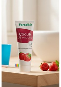 Resim Doğal Çocuk Florürsüz Beyazlatıcı Ve Koruyucu Diş Macunu 65 Gr - Gimdes Helal Sertifikalı 
