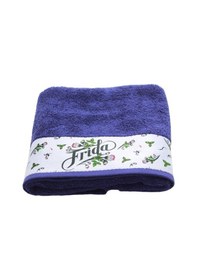 Resim Hobby Frida Kahlo Lena El, Baş Havlusu Lacivert 50 x 90 