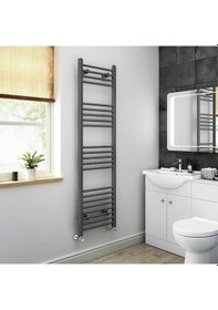 Resim Duffmart Rainbow 5/14 Düz 50 x 140 CM Antrasit Havlupan 