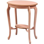 Resim Mavikoltukdöşeme Ms - Sak 124 / Oval Lüks Saksılık Fiskos Cilasız Ham Ahşap 