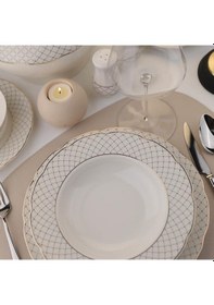 Resim Kütahya Porselen Bone Olympos 62prc Yemek Tk. 12583 