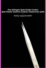 Resim Empressco Altın Kaplama İpek Kirpik Uzatma Cımbızı, Profesyonel Kalite 