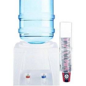 Resim Su Sebili Bardaklığı - Kağıt Karton Bardak Tutucusu Haznesi Raf Haznesi 