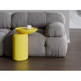 Resim Echo Furniture Belle Çinko Sarı C Sehpa 