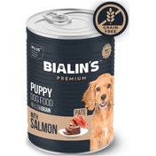 Resim Bialin's Süper Premium Pate Yavru Köpek Maması Somonlu 400 G 