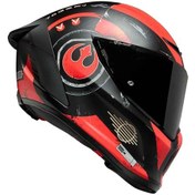 Resim Ruroc Eox Resistance Pilot Kapalı Kask Kırmızı - Siyah 