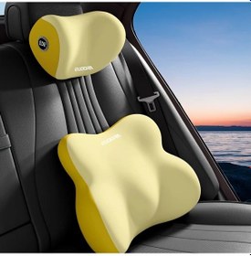 Resim Elmpaly Araç Baş Ve Bel Yastığı Seti İnsan Mühendisliği Desteği Yoğun Memory Köpük Uzun Yol Konforu 1 Adet Mavi Başlık + 1 Adet Bel Yastığı 