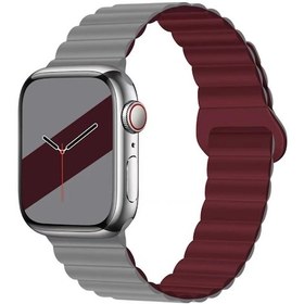 Resim iOS Uyumlu Watch 38mm 40mm 41mm Kordon Double Color Magnetic Strap Bh52 1/2/3/4/5/6/se/7/8/9 