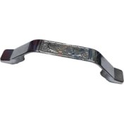 Resim VeraGlobe Buğz Dekoratif Zamak Kulp Içten - 64MM, Nikel, 100 Adet 