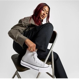 Resim Converse Chuck Taylor All Star Platform Kadın Gri Sneaker Gri 